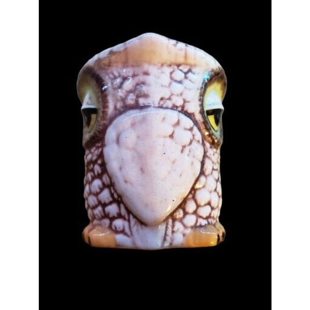 VINTAGE Hand Painted Owl Pepper Shaker 1980 Large - Picture 2 of 4